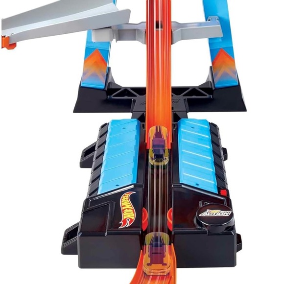 Hot Wheels Toy Car Track Set, Sky Crash Tower - Picture 8 of 10